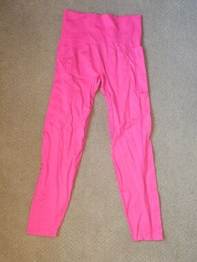 PINK Victoria's Secret Neon Hot Pink Leggings